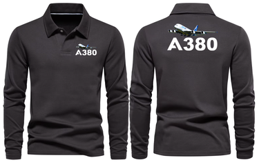 AIRBUS A380 LONG SLEEVE POLO